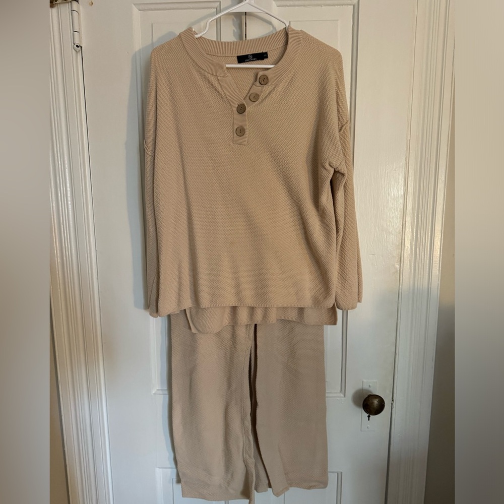 Knit lounge set